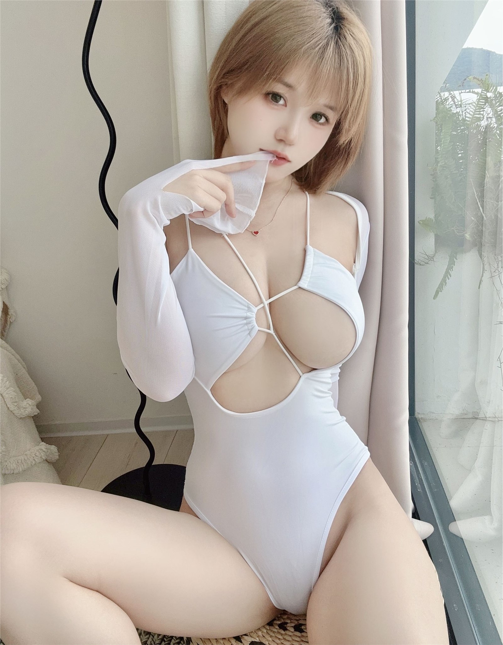 Kokura Chiyoshi W - July 23 Fantia white one piece swimsuit__ (31072023)(13)